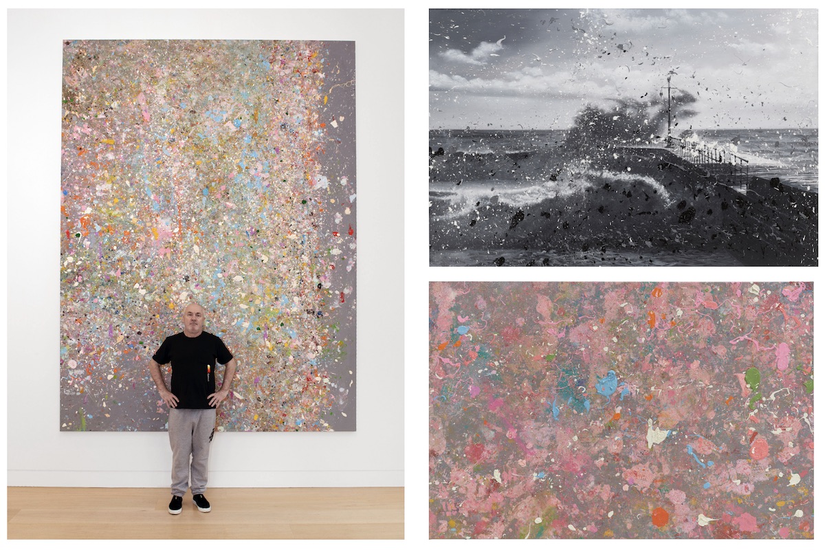 ESENTS EXHIBITION OF NEW PAINTINGS BY DAMIEN HIRST AT PHILLIPS LONDON